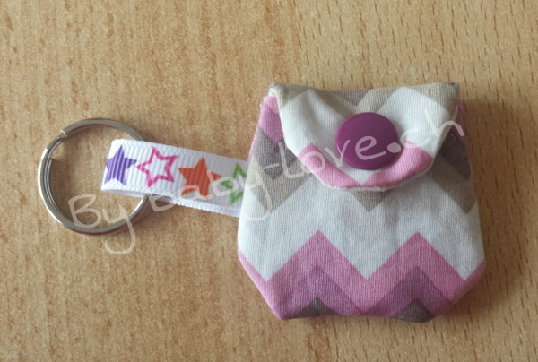Chip Täschli Retro Zacken rosa Nr. 13