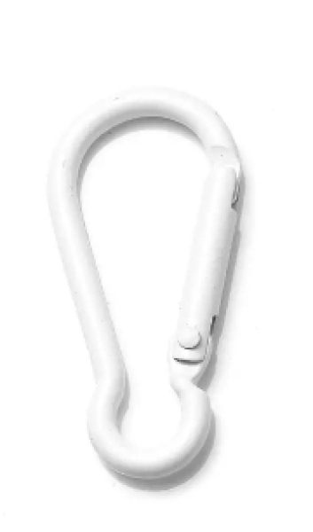 Karabiner weiss